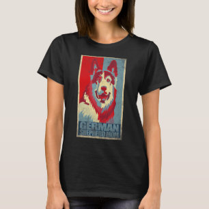 Deutsche Schäferhund-Mutter Vintage Deutsche Schäf T-Shirt