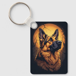 🐾 Deutsche Schäferhund-Porträt-Geschenke 🐾 Schlüsselanhänger