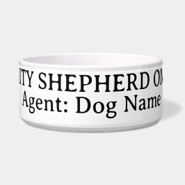 Deutsche Schäferhund-Schüssel Napf