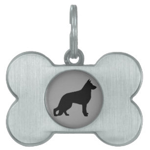 Deutsche Schäferhund-Silhouette Tiermarke