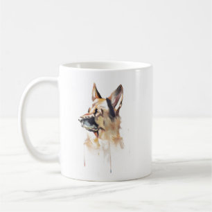 Deutsche Schäferhund Tasse, Hundemama Kaffeetasse
