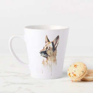 Deutsche Schäferhund Tasse, Hundemama Kaffeetasse Milchtasse