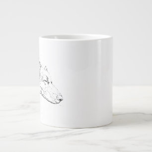 Deutsche Schäferhund Tasse, Personalisierte Hundem Jumbo-Tasse