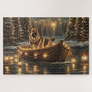 Deutsche Schäferhund-Weihnachtsfestreise