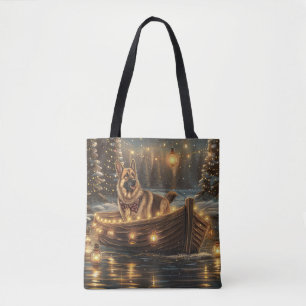 Deutsche Schäferhund-Weihnachtsfestreise Tasche