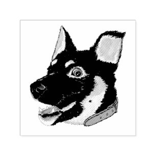 Deutsche Schäferhund Welpen Kunst GSD Hunde Liebha Permastempel