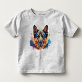 Deutsche Schäferhunde-Geschenkideen Kleinkind T-shirt