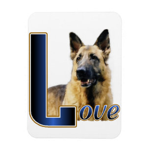 Deutsche Schäferhunde-Liebe Magnet
