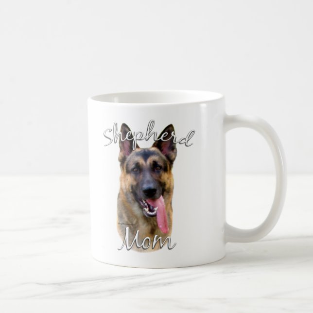 Deutsche Schäferhunde Mama 2 Kaffeetasse (Rechts)
