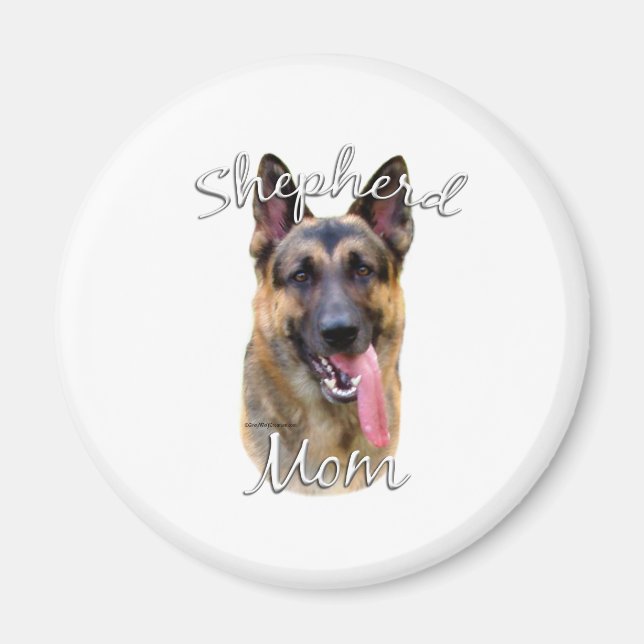 Deutsche Schäferhunde Mama 2 Magnet (Vorne)