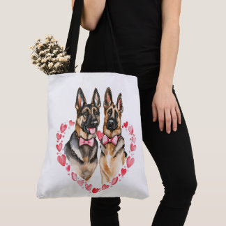 Deutsche Schäferhunde Mama Hunde Eltern Liebe Wass Tasche