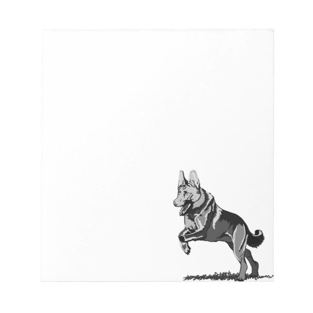 Deutsche Schäferhunde Notizblock (Vorderseite)