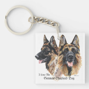 Deutsche Schäferhunde Schlüsselanhänger