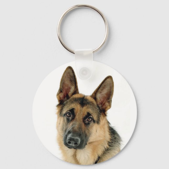 Deutsche Schäferhunde-Schlüsselkette Schlüsselanhänger (Vorderseite)