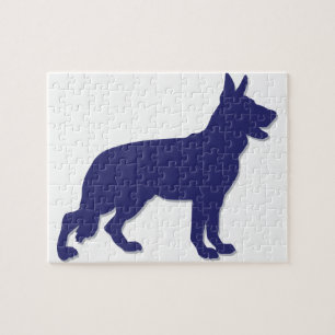 Deutsche Schäferhunde-Silhouette