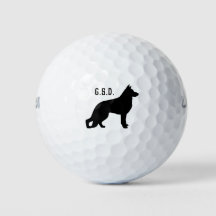Deutsche Schäferhunde-Silhouette
