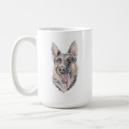 Deutsche Schäferhunde-Tasse | 15 oz Kaffeetasse