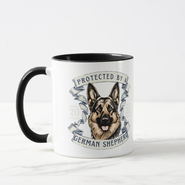 Deutsche Schäferhunde-Tasse Tasse (Links)