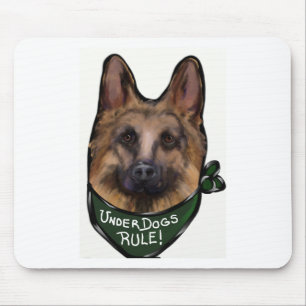 Deutsche Schäferhunde Underdog Mousepad