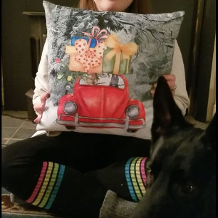 Deutsche Schäferhunde Weihnachten fahren es nach H Kissen