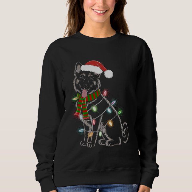 Deutsche Schäferhunde Weihnachten Sweatshirt (Vorderseite)