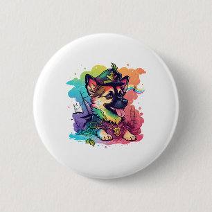 Deutsche Schäferhündin Button