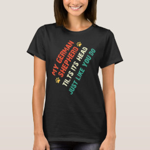 Deutsche Schäferkippel Kopfbedeckung für Hundebesi T-Shirt