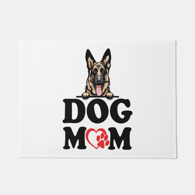 Deutsche Schäferkleber - Deutsche Schäferhunde-Mam Fußmatte (Vorderseite)