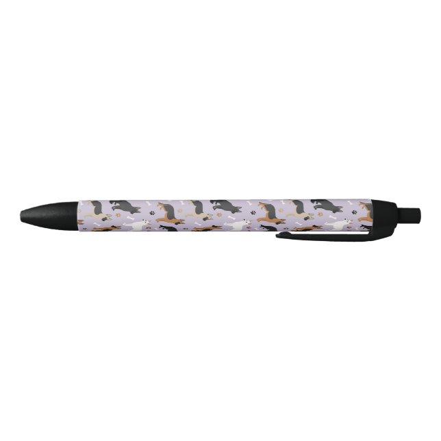 Deutsche Schäferknochen und Paws Black Ink Pen Kugelschreiber (Unterseite)