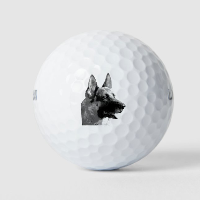 Deutsche Schäferkunst Golfball (Vorderseite)