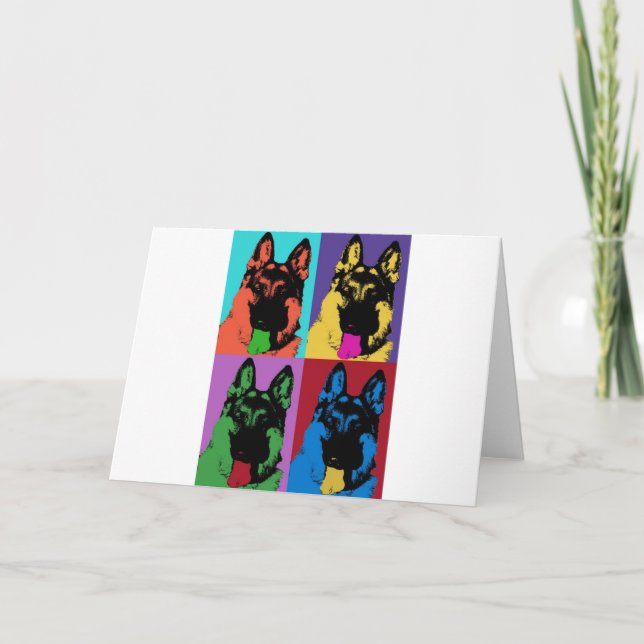 Deutsche Schäferkunst Karte (Vorderseite)