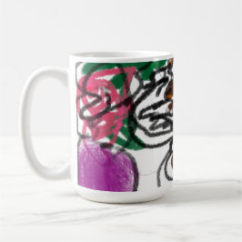 Deutsche Schäferkunst und Rose Kaffeetasse