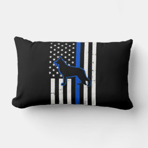Deutsche Schäferpolizei Hund K9 Patriotic Lendenkissen