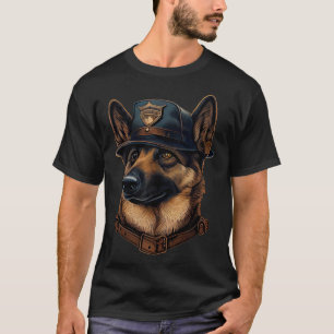 Deutsche Schäferpolizei K9 Hat German Shepherd T-Shirt