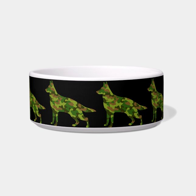Deutsche Shepard-Armee grüne Tarnung Napf (Vorderseite)