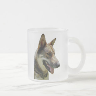 Deutsche Shepard Mattierte Tasse