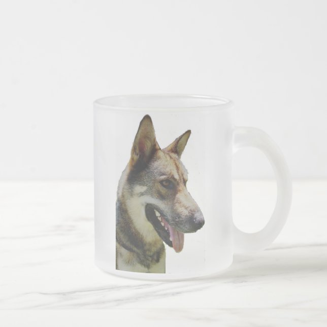 Deutsche Shepard Mattierte Tasse (Rechts)