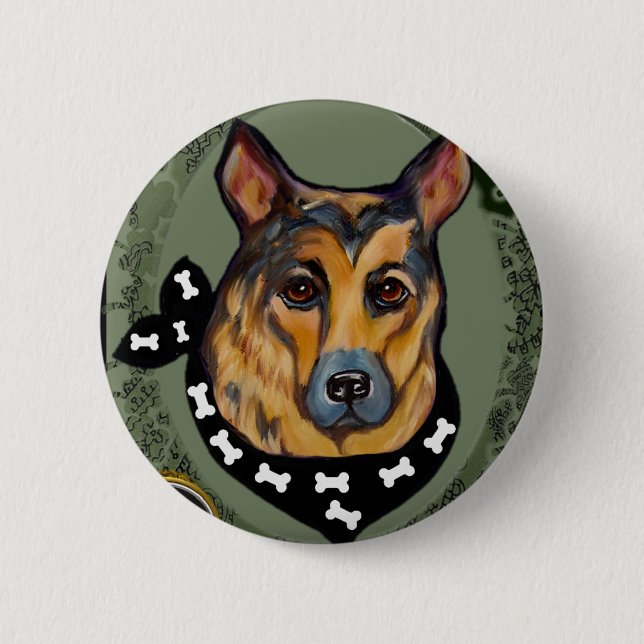 DEUTSCHE SHEPHERD BUTTON (Vorderseite)