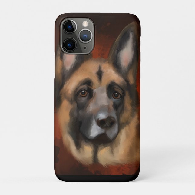 DEUTSCHE SHEPHERD Case-Mate iPhone HÜLLE (Rückseite)