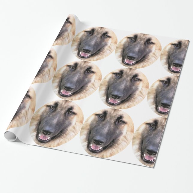 DEUTSCHE SHEPHERD DOG GESCHENKPAPIER (Ungerollt)