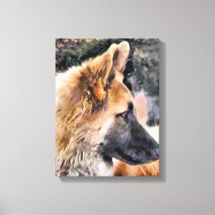DEUTSCHE SHEPHERD DOG LEINWANDDRUCK