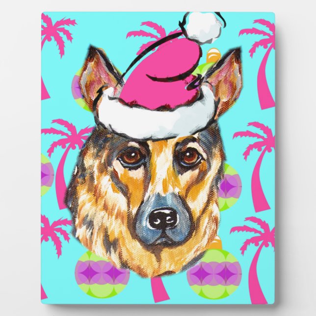 DEUTSCHE SHEPHERD FOTOPLATTE (Vorderseite)