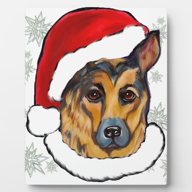 DEUTSCHE SHEPHERD FOTOPLATTE (Vorderseite)