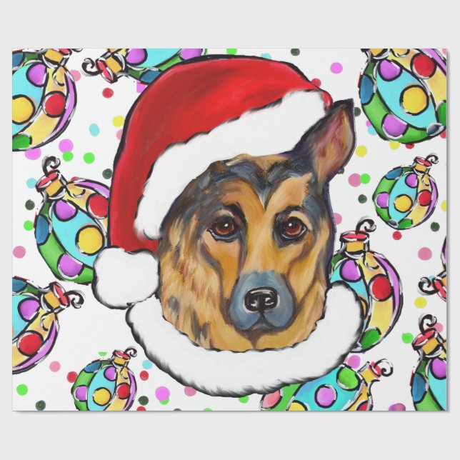 DEUTSCHE SHEPHERD GESCHENKPAPIER (Flach)