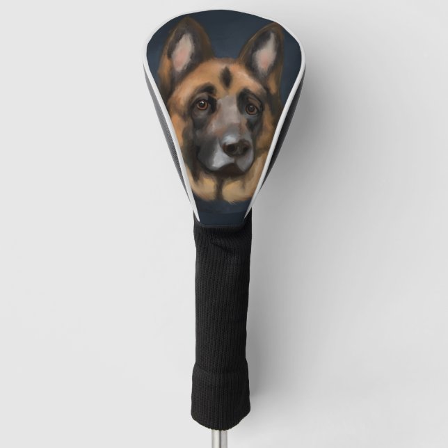 DEUTSCHE SHEPHERD GOLF HEADCOVER (Vorderseite)