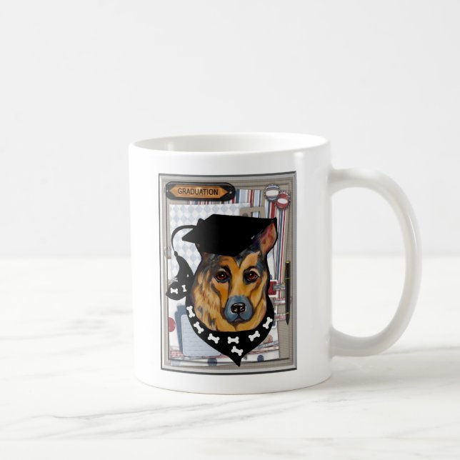 DEUTSCHE SHEPHERD KAFFEETASSE (Rechts)