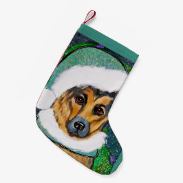 DEUTSCHE SHEPHERD KLEINER WEIHNACHTSSTRUMPF