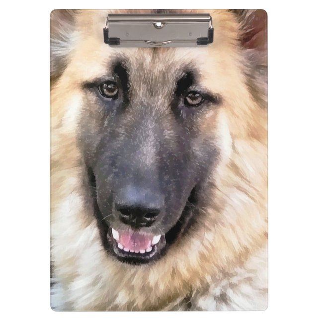DEUTSCHE SHEPHERD KLEMMBRETT (Vorderseite)