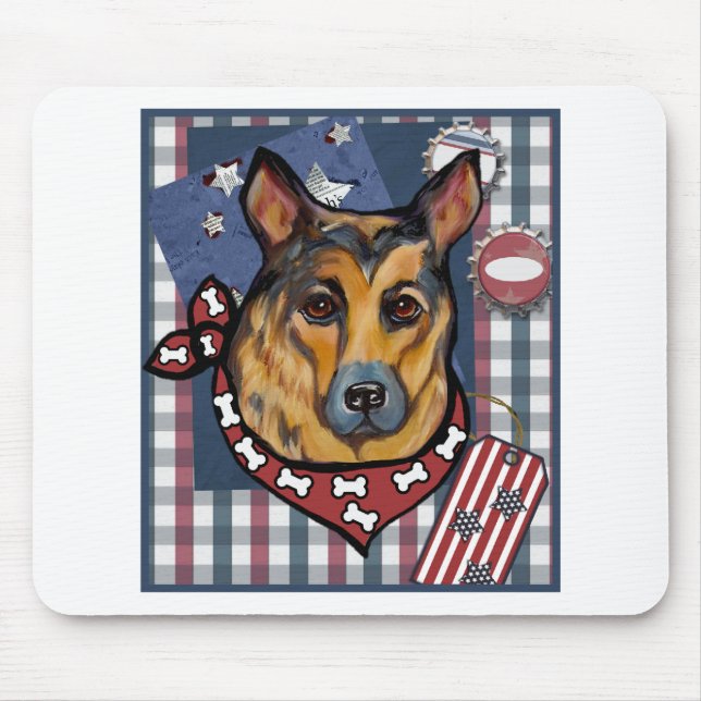 DEUTSCHE SHEPHERD MOUSEPAD (Vorne)