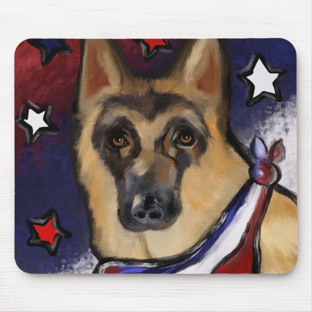 DEUTSCHE SHEPHERD MOUSEPAD (Vorne)